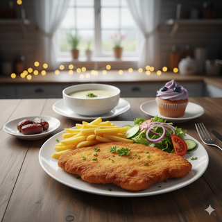 Iftarski Meni - Pileća na Bečki način 1