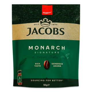 Кава розчинна Jacobs Monarch, економ-пакет (50г)