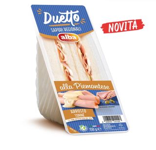 Tramezzino duetto piemontese arrosto tonnè