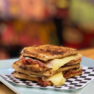 Sandwich Chapaton Bacon queso