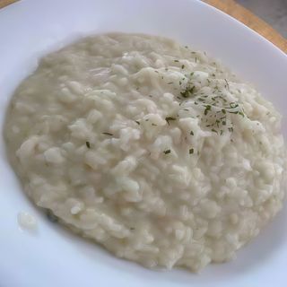 Risotto a los cuatro quesos