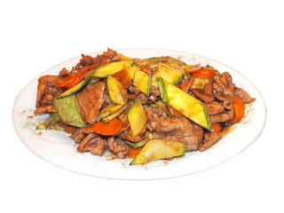 175. Пиле с тиквички