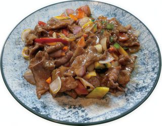 Ternera picante estilo Hunan