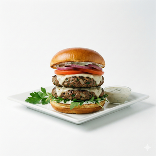 Hamburguesa De Doble Kefta