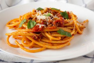 Spaghetti all' amatriciana