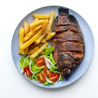 Whole fish and chips