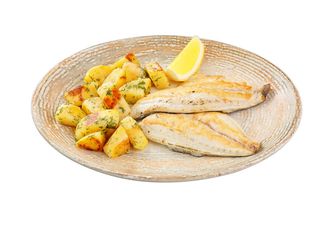 Филе от ципура със сотирани картофки (350г)