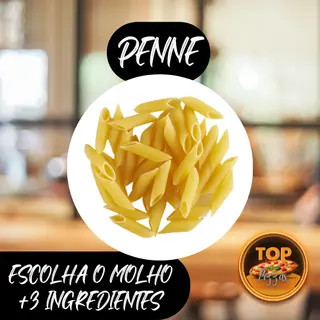 Massa Penne + Molho + 3 Ingredientes
