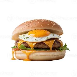 Egg Burger Avec Soda