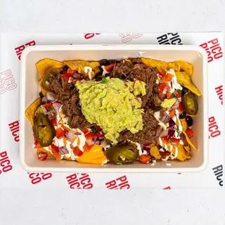 NACHOS CHEDDAR CON CARNE