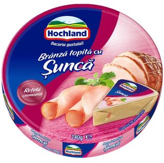Hochland Branza Topita Triunghiuri Sunca 140g