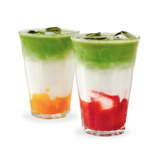 Fruit Matcha Latte Large
