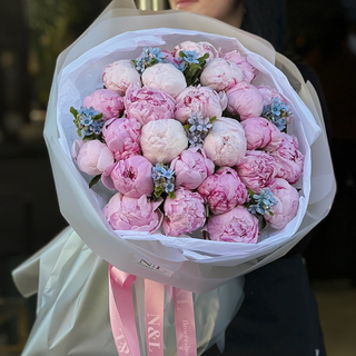 25 півоній Sarah Bernhardt з оксіпеталумом