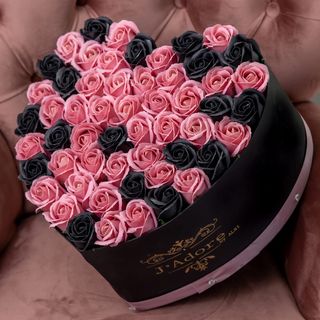 Black & Pink Heart