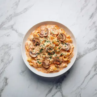 Spaghetti Poulet Au Champignons & truffe