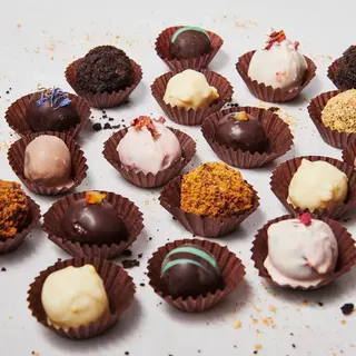 caja  10 trufas variadas