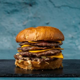 Smash special double double & pomfrit