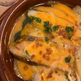 Tapa bacalao confitado
