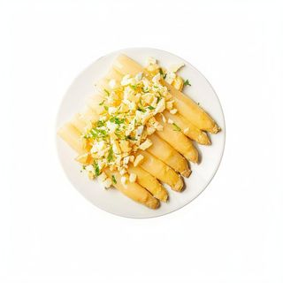 Entrante Frío De Espárragos Blancos