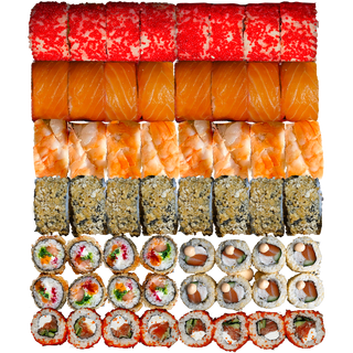 Суші-бокс Довгі Посиденьки (56шт/1530г)