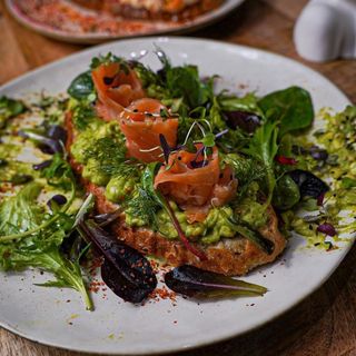 SMOKED SALMON AND SMASHED AVOCADO - LOVE AT FIRST BITE