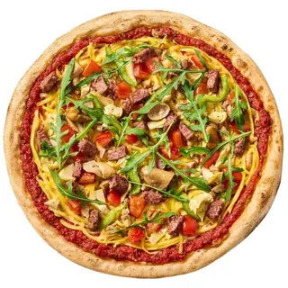 Pizza Beyond Meat Vegana.