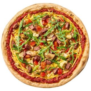 Pizza Beyond Meat Vegana.