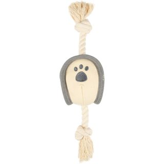 OUTLET FLAMINGO Igračka za pse Green Natural Fun Lopta s kanapom, 33cm (KOD FLA520656)