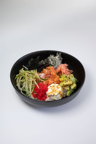 Salmon poke bowl