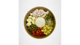 Sałatka Olivier z kurczakiem