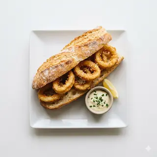 Bocadillo Pesco De Calamares