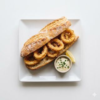 Bocadillo Pesco De Calamares