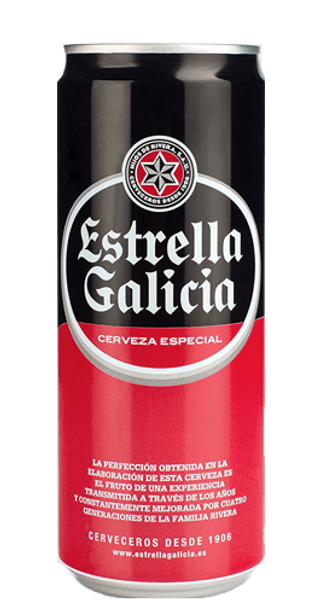 Cerveza Estrella Galicia (330 ml.)