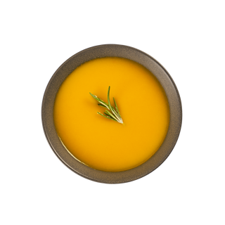 Creme de Cenoura - servido frio