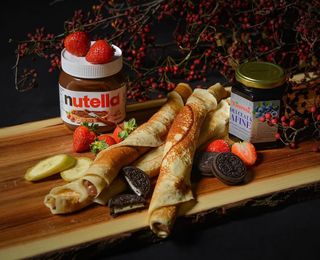 Clatita cu Nutella, Banane si Oreo