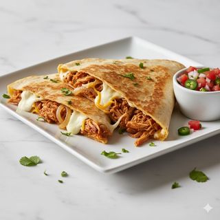 Quesadillas De Tinga De Pollo (30 Cm.)