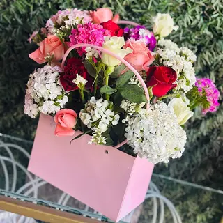 Panier de fleurs 