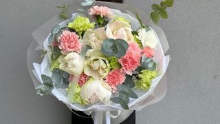 Bukiet Amaryllis Dream - Amarylis i goździki