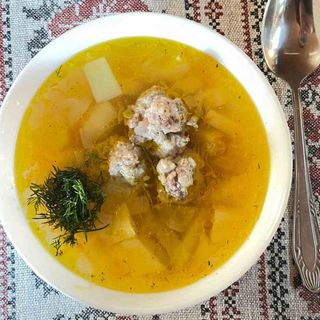 Суп з фрікадельками 450 грам