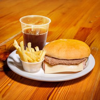 Menu infantil Hambúrguer