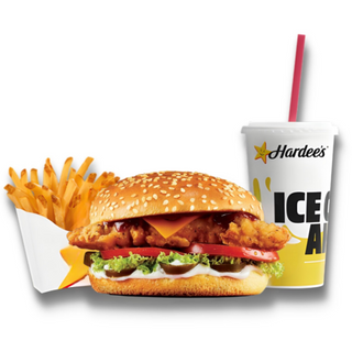 Барбекю Чикен Бургер Комбо