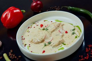 Piept de pui cu sos de cașcaval