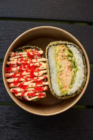 Sushi Burger z Krabem