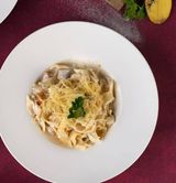 Фетучини с семгой (400 гр.)