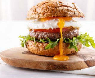 Hamburguesa Con Huevo