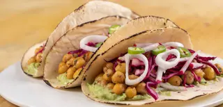 Tacos vegetarianos del dia  (3 uds.)