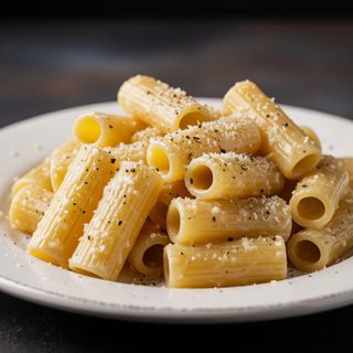 Rigatoni cacio e pepe