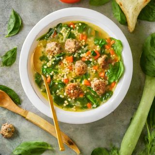 Суп з мітболами та птітім (430)