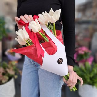 Gentuta 7 lalele albe Love