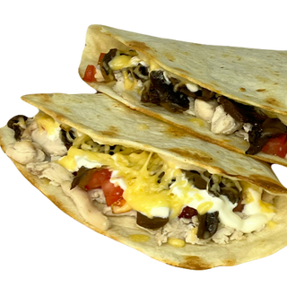 Кесадилья с курицей и грибами (порция)